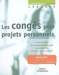 Les congés pour projets personnels