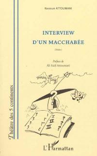 Interview d'un macchabée : théâtre