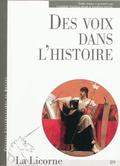 Des voix dans l'histoire