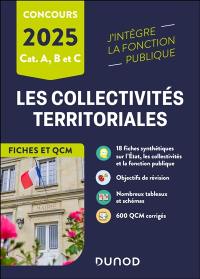 Les collectivités territoriales en fiches et QCM 2025 : catégories A, B et C