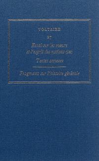 Les oeuvres complètes de Voltaire. Vol. 27. Essai sur les moeurs et l'esprit des nations. Vol. 9