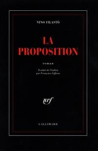 La proposition. Modeste proposition