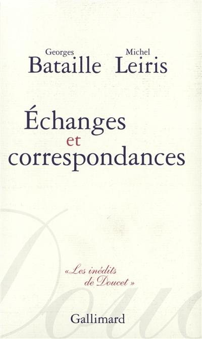 Echanges et correspondances