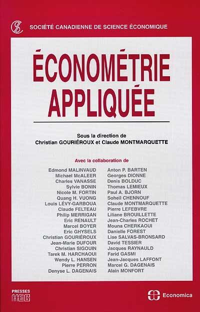 Econométrie appliquée