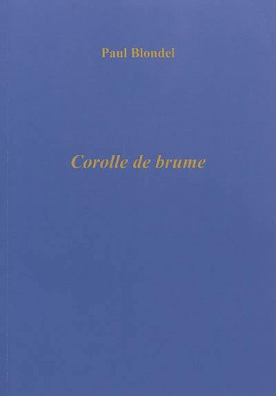 Corolle de brume