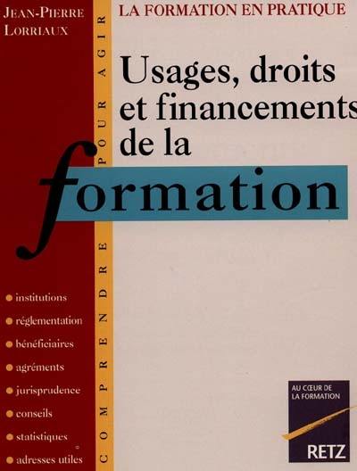 Usages, droits et financements de la formation