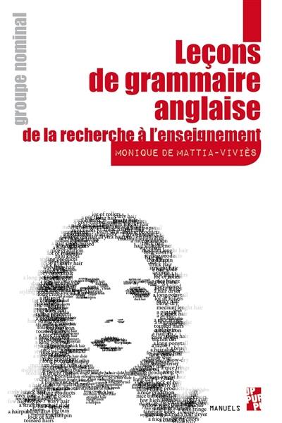 Leçons de grammaire anglaise : de la recherche à l'enseignement. Groupe nominal