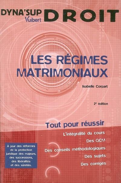 Les régimes matrimoniaux