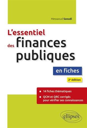 L'essentiel des finances publiques : en fiches