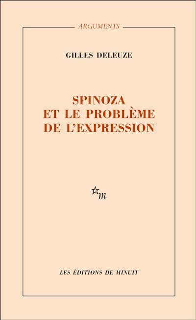 Spinoza et le problème de l'expression