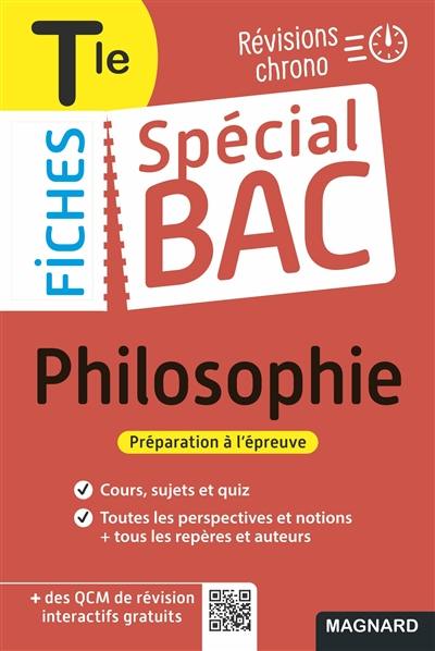 Philosophie terminale : révisions chrono : préparation à l'épreuve