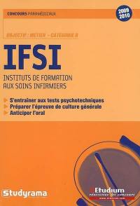 IFSI, instituts de formation aux soins infirmiers : objectif métier, catégorie B