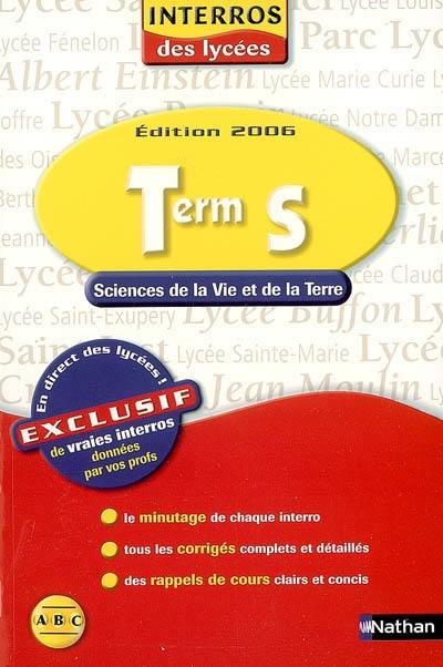 Sciences de la vie et de la Terre, terminale S