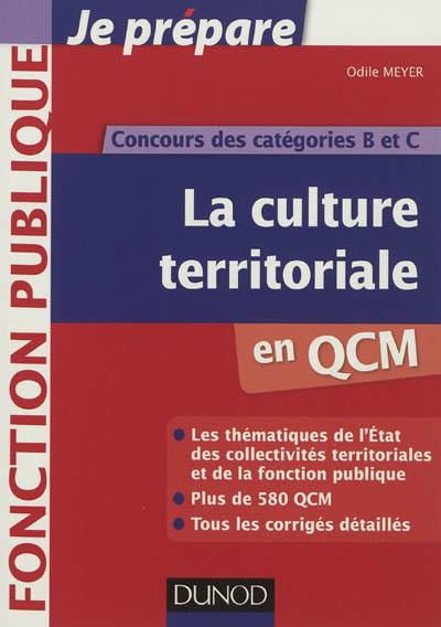 La culture territoriale en QCM : concours des catégories B et C