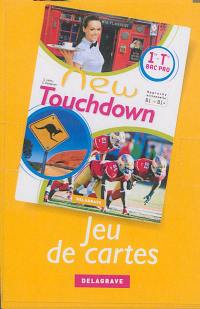 New touchdown, 1re, terminale bac pro : approche actionnelle, B1-B1+ : jeu de cartes