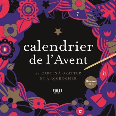 Calendrier de l'Avent : 24 cartes à gratter et à accrocher