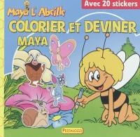 Colorier et deviner, Maya : avec 20 stickers