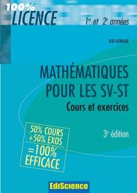 Mathématiques DEUG sciences SV-ST : cours et exercices corrigés