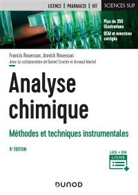 Analyse chimique : méthodes et techniques instrumentales