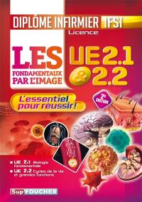 L'essentiel pour réussir UE 2.1 & 2.2 : les fondamentaux par l'image ! : diplôme infirmier IFSI, licence