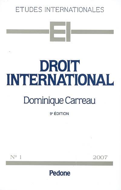 Droit international