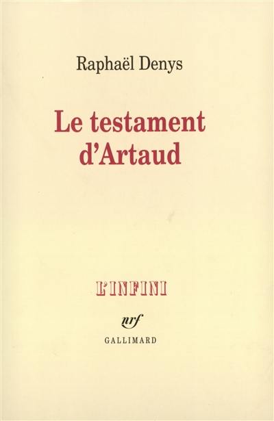 Le testament d'Artaud