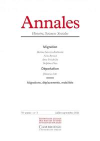 Annales, n° 3 (2021). Migration