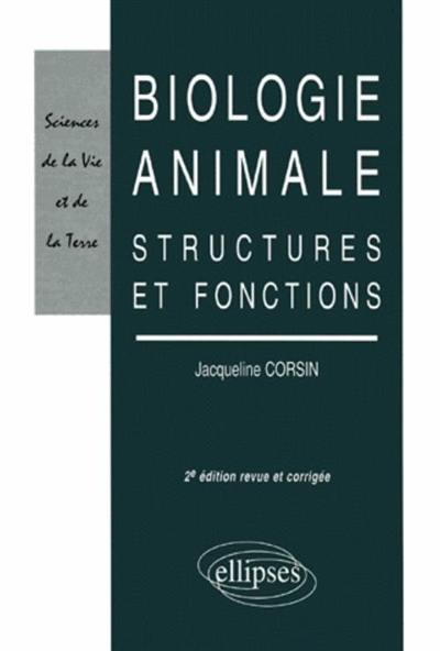 Biologie animale : structures et fonctions