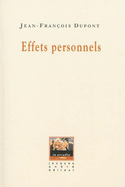 Effets personnels