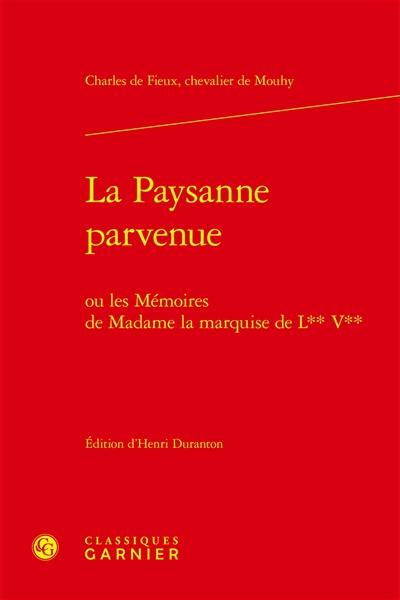 La paysanne parvenue ou Les mémoires de madame la marquise de L** V**