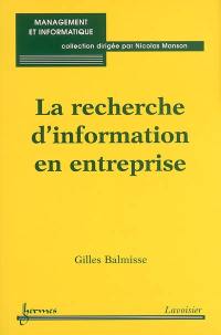 La recherche d'information en entreprise