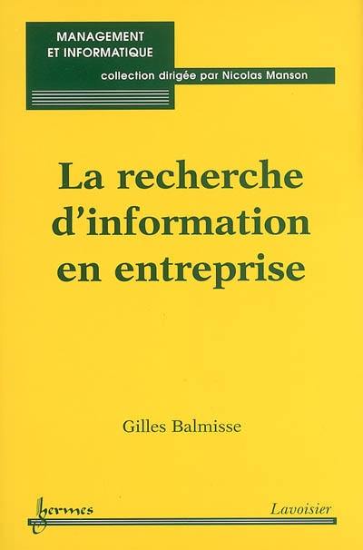 La recherche d'information en entreprise