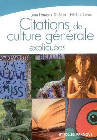 Citations de culture générale expliquées