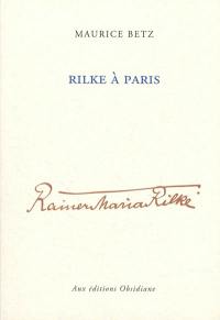 Rilke à Paris