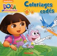 Dora l'exploratrice : coloriages codés