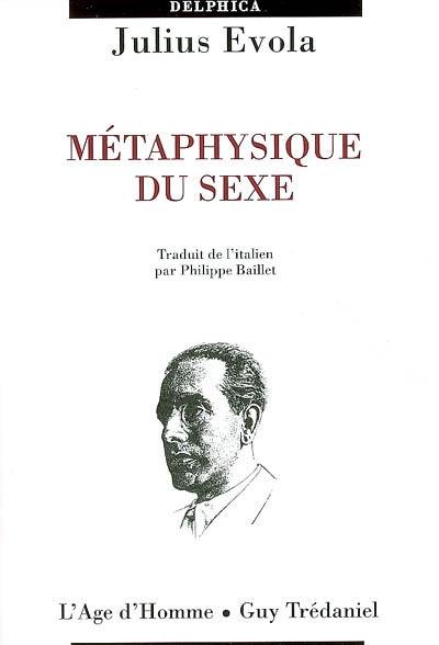 La métaphysique du sexe