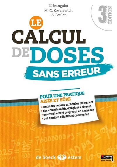 Le calcul de doses sans erreur