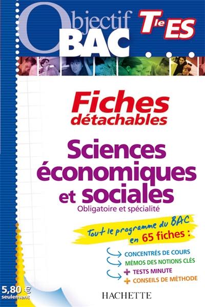 Sciences économiques et sociales, obligatoire et spécialité, terminale ES