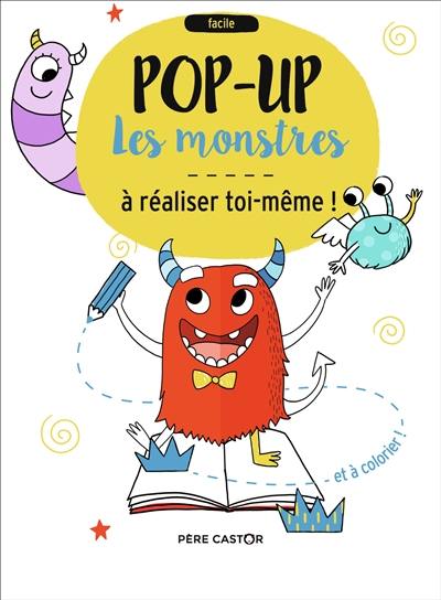 Les monstres : pop-up à réaliser toi-même et à colorier !