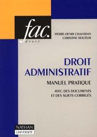 Droit administratif : manuel pratique