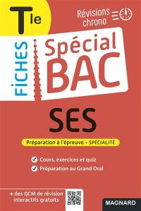 SES terminale : révisions chrono : préparation à l'épreuve, spécialité