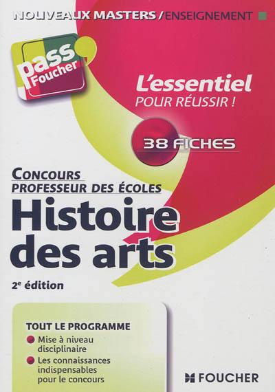 Histoire des arts : concours professeur des écoles