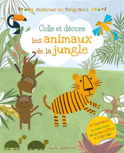 Colle et décore les animaux de la jungle