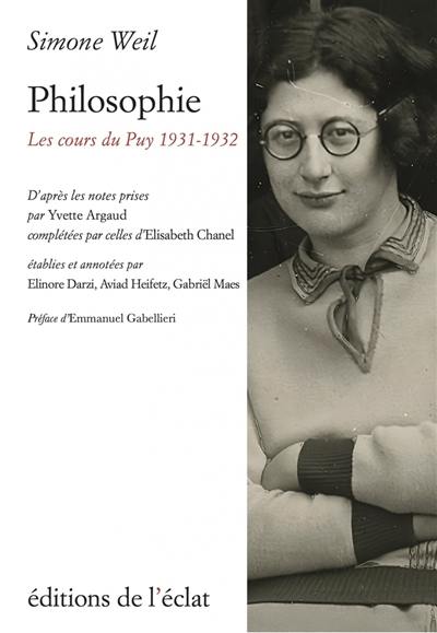 Philosophie : les cours du Puy 1931-1932