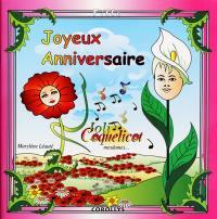 Joyeux anniversaire : joli coquelicot mesdames