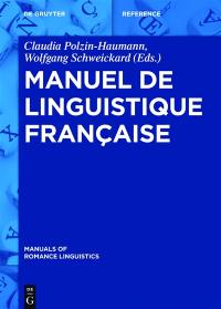 Manuel de linguistique française