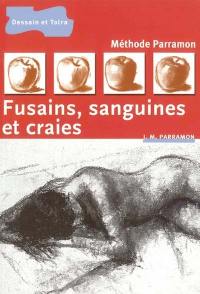 Fusains, sanguines et craies