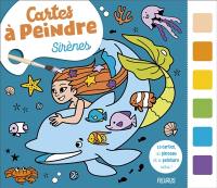 Sirènes : cartes à peindre