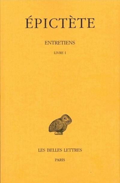 Entretiens. Livre I