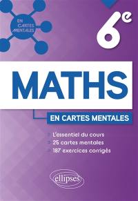 Maths 6e en cartes mentales